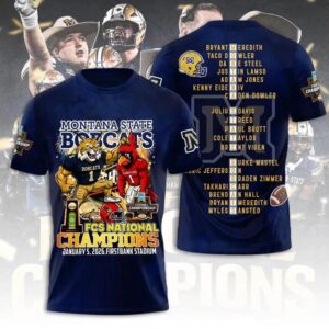 Montana State Bobcats 2026 FCS National Champions 2026 T shirt