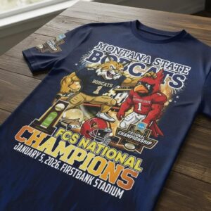 Montana State Bobcats 2026 FCS National Champions 2026 T shirt 02